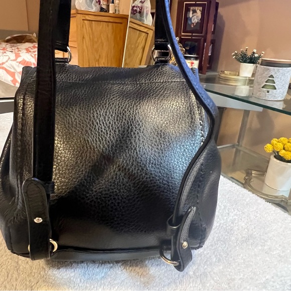 Coach Derby Black Pebbled Leather Backpack - Picture 6 of 10